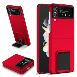 Husa de protectie Flippy, pliere Tridimensionala, multifunctionala, PC, pentru Samsung Galaxy Z Flip 3 , Rosu - Img 3