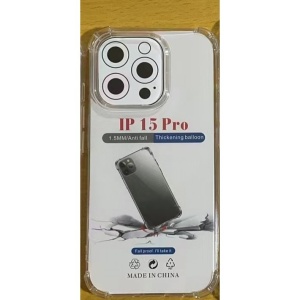 Husa de protectie Flippy, TPU, pentru Apple iPhone 15 Pro, Antisoc, Protectie colturi, Rezistenta la impact, 1.5 mm, Transparenta - Img 8
