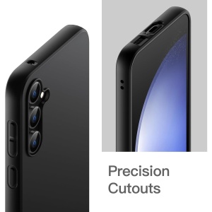 Husa de Protectie Matte TPU, Flippy, pentru Samsung Galaxy S23 FE 5G, Protectie Camera, Antisoc, Antizgariere, Antialunecare, Acoperire Completa, Negru - Img 3