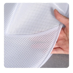 Husa de Spalare Sapca, Flippy, pentru Masina de Spalat, din Poliester, Circumferinta 53 cm, cu Fermoar, cu Suport Sapca, Alb - Img 7