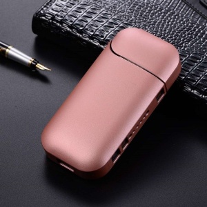Husa Flippy pentru IQOS 2.4 Plus, Capac de Protectie, Anti Soc si Zgarieturi, Full Body, din Plastic, 11.5 x 5 x 2.3 cm, Roz Auriu - Img 2