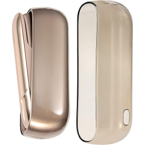Husa Flippy pentru IQOS 3.0 DUO, de Protectie, Anti Soc si Zgarieturi, din Plastic, 12 x 4.5 cm, Negru Transparent - Img 1