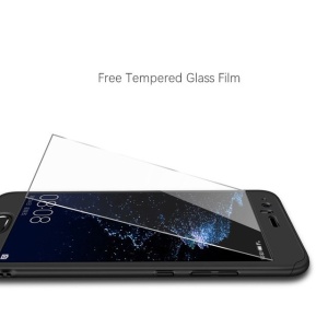 Husa Huawei P10 Plus Full Cover 360 Negru + Folie de protectie - Img 4