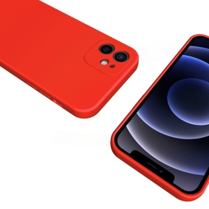 Husa pentru Samsung Galaxy S22 Plus, Flippy, Liquid Silicone, cu Microfibra pe interior, Protectie Antisoc, Rosu - Img 4