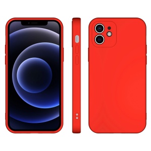 Husa pentru Samsung Galaxy S22 Plus, Flippy, Liquid Silicone, cu Microfibra pe interior, Protectie Antisoc, Rosu - Img 1