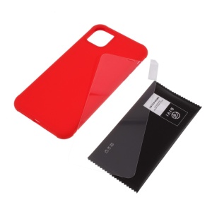 Husa protectie compatibila cu Apple iPhone 11 Pro Liquid Silicone Case Rosu - Img 7
