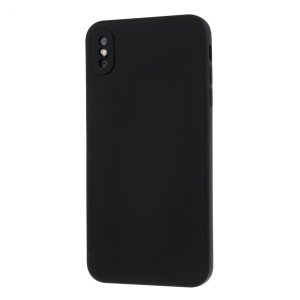 Husa protectie compatibila cu Apple iPhone XS Max Liquid Silicone Case Negru - Img 2