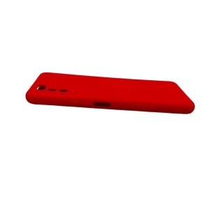 Husa protectie compatibila cu Huawei Enjoy Z Liquid Silicone Case Rosu - Img 5