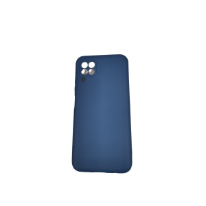 Husa protectie compatibila cu Huawei P40 Lite Liquid Silicone Case Albastru inchis - Img 6