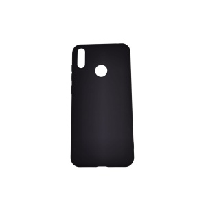 Husa protectie compatibila cu Huawei Y7 2019 Liquid Silicone Case Negru - Img 5
