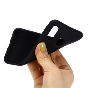 Husa protectie compatibila cu Samsung A20E Liquid Silicone Case Negru - Img 4