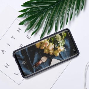 Husa protectie compatibila cu Samsung S10 E Liquid Silicone Case Albastru inchis - Img 9