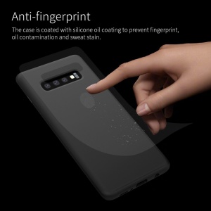 Husa protectie compatibila cu Samsung S10 Plus Liquid Silicone Case Albastru inchis - Img 12