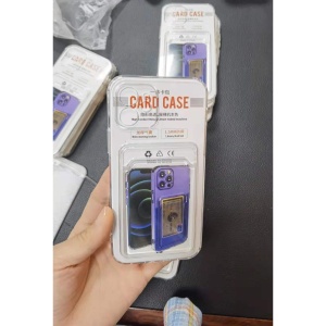 Husa protectie cu suport card compatibila cu Samsung A32 4G Transparent - Img 11