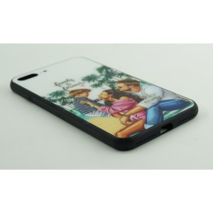 Husa protectie,Flippy, compatibila cu Apple iPhone 12 Pro Glass print Family is Forever Multicolor - Img 6