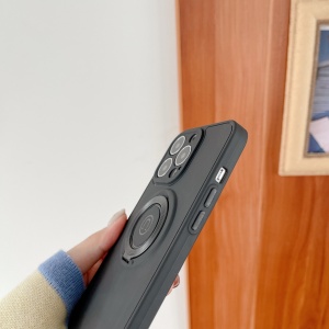 Husa protectie Flippy compatibila cu Apple iPhone 13 Mini Mag Safe Silicone Negru - Img 5