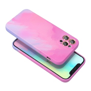 Husa protectie Flippy compatibila cu Apple iPhone XR Tpu Ombre, Roz/Mov - Img 1