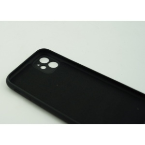 Husa protectie Flippy compatibila cu Huawei P Smart 2021 Liquid Silicone Case Negru - Img 5
