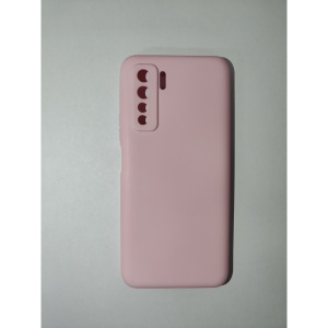 Husa protectie Flippy compatibila cu Huawei P40 Lite 5G Liquid Silicone Case Roz - Img 3