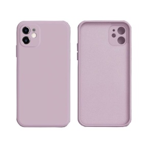 Husa protectie, Flippy, compatibila cu Huawei P40 lite Liquid Silicone Mov - Img 1