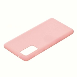 Husa protectie Flippy compatibila cu Samsung Galaxy S21 Ultra Liquid Silicone Case Roz - Img 2