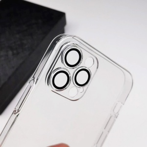 Husa protectie Flippy pentru Apple iPhone 12 Pro Max, MagSafe Silicone, Protectie si folie camera inclusa, protectie camera, Transparent - Img 6