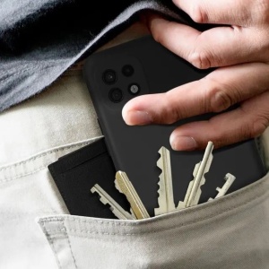 Husa protectie Flippy pentru Samsung A22 5G Liquid Silicone Negru - Img 7