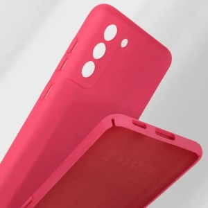 Husa protectie Flippy pentru Samsung S21 FE Liquid Silicone Fuchsia/Roz - Img 5