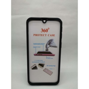 Husa Samsung Galaxy A40 Flippy® Full Cover 360, Negru Folie de protectie - Img 5