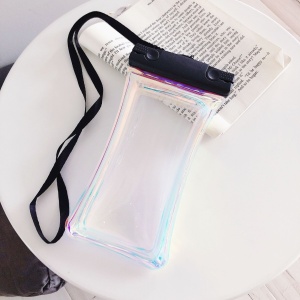 Husa subacvatica Holografica Waterproof Flippy, Snowproof, Universala, Impermeabila, cu Snur, pentru telefon sau documente, Negru - Img 5