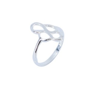 Inel din Argint 925 cu model Infinit, marimea 50 - Img 2