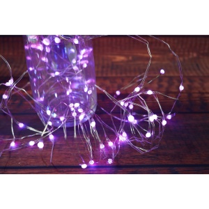 Instalatie Craciun, 10 metri, 100 LED-uri, telecomanda 32 de functii, multicolor RBG, fir cupru, USB, interior, Flippy - Img 5