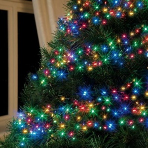 Instalatie Craciun, 15 m, 150 Led-uri ,Liniara, Multicolor, 8 jocuri de lumini, Transformator cu telecomanda, Interconectabila, Prelungitor 3 m inclus, Fir Transparent, Flippy - Img 5