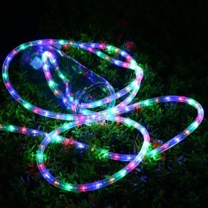 Instalatie Craciun Furtun Luminos Flippy, 10 m, 100 LED-uri, Alb Cald, Baterii - Img 3
