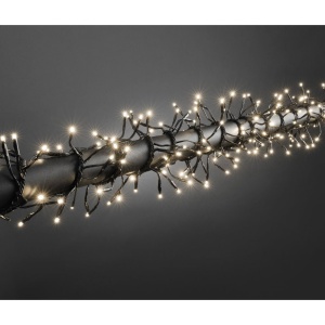 Instalatie Craciun Profesionala de Exterior IP65, 7 m, 70 Led-uri Mari ,Liniara, Alb cald, Interconectabila, Prelungitor 1.5 m inclus, Fir Negru, Flippy - Img 4