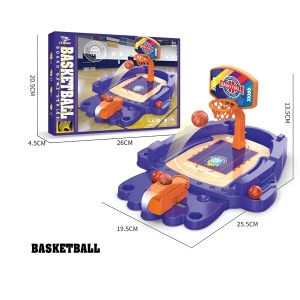 Joc de Masa Mini Baschet Interactiv pentru Copii, Flippy, Mingi Incluse, 25.5x19.5x13.5 cm, Mov - Img 3