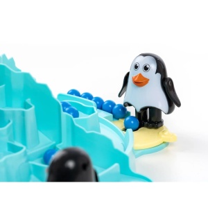 Joc Interactiv pentru Copii, Flippy, Batalia Pinguinilor, 3 ani+, Tabla de Joc, Figurine Pinguini, Mingi, Multicolor - Img 4