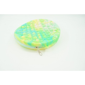 Jucarie antistres din silicon, Flippy, Pop It Now and Flip It, Geanta, Floarea Soarelui, Verde - Img 3