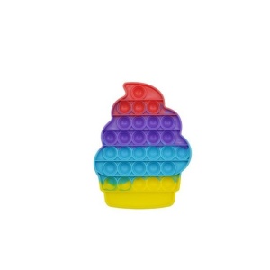 Jucarie antistres din silicon, Pop it Now and Flip It, Briosa, Multicolor - Img 2