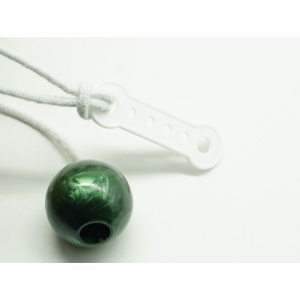 Jucarie interactiva cu bile, Flippy, Clackers ball, antistres, Verde, 40 mm - Img 4