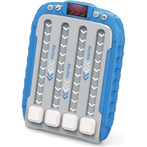 Jucarie Interactiva, Flippy, Joc Rhythm, +3 Ani, din ABS, 6 Niveluri, 15 x 3 x 11 cm, Functie Muzicala, Albastru - Img 1