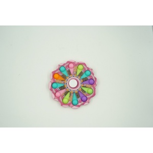 Jucarie Senzoriala Flippy - Simple Dimple, Antistres, Multicolor, model 2 - Img 3