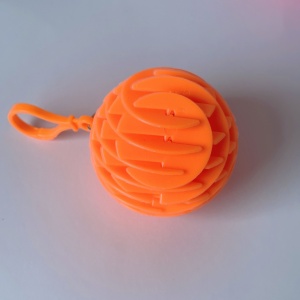Jucarie Worm Fidget de Decompresie, Flippy, Anti Stres, Dimensiune Compacta 6 cm, Dimensiune Extinsa 15.5 cm, Portocaliu - Img 4