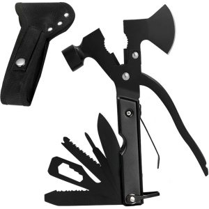 Kit Supravietuire Multifunctional Flippy, Instrumente Profesionale, Sub Forma de Trusa, pentru Camping, Drumetii si Aventuri in Aer Liber, Albastru - Img 9