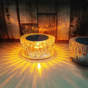 Lampa de birou pe LED RGB 16, Flippy, dimmer tactil, 3 nivele de intensitate, incarcare USB, 3W, Cristal Acrilic, 6x12 cm, cu telecomanda, ciub de pasare, transparent - Img 3