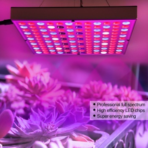Lampa LED 45W Flippy, pentru cresterea plantelor in interior, 225 de leduri, 165 leduri rosii, 60 albastre, 30 x 30 cm, multicolor - Img 5