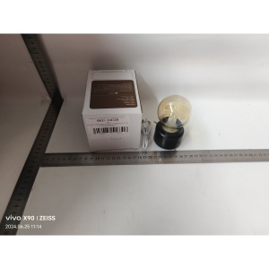Lampa LED Decorativa sub forma de Bulb, Retro pentru interior, Negru/ Transparent, 5 V, 500 mA, ABS, Lumina Calda, Incarcare USB, Autonimie 12 Ore, Comutator Metalic, Flippy, 11x7x6 cm - Img 2