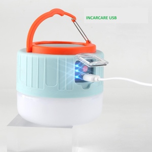 Lampa Portabila, Flippy, Incarcare Solara + USB, Afisaj Inteligent al Bateriei, Raza de Actiune 32 mp, 6x9x11 cm, 3 Moduri, Alb - Img 5