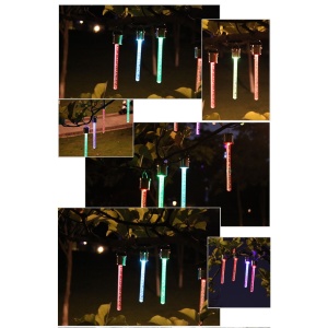 Lampa solara de tip decoratiune pentru gradina, Flippy, model turture, alb cald - Img 6