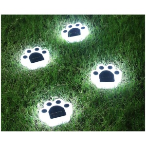 Lampa solara LED, Tip laba de urs, pentru gazon sau gradina, Rezistenta la apa, Flippy, Alb rece - Img 7